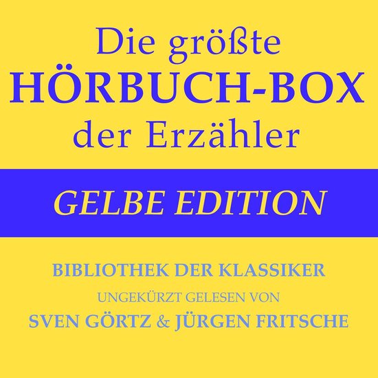 Die größte Hörbuch-Box der Erzähler: Gelbe Edition - cover