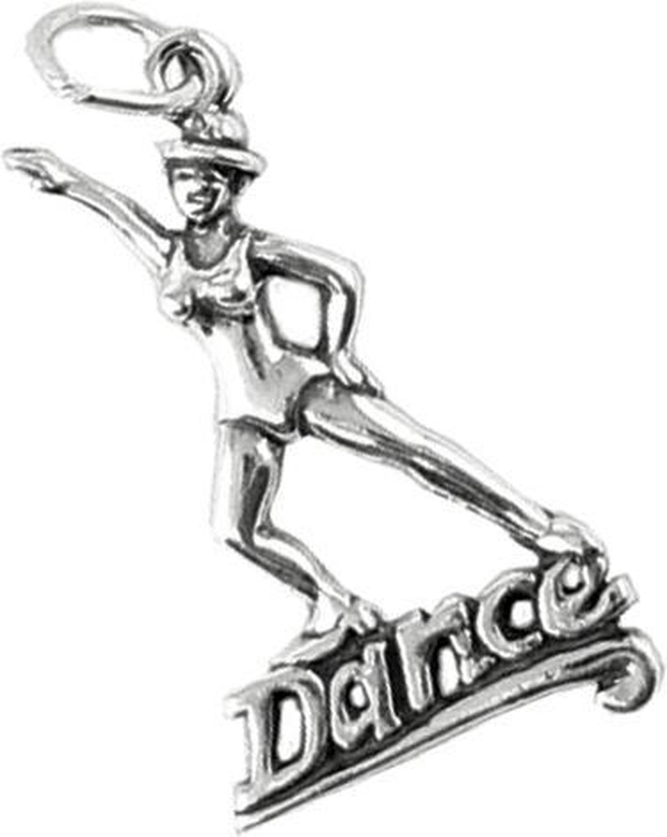 Zilveren hanger 'Dance'