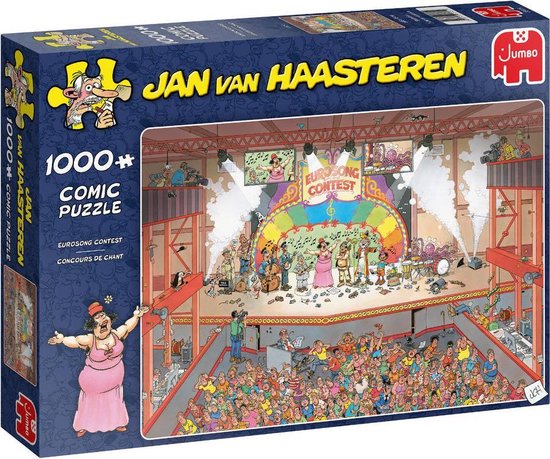 Jumbo Puzzel Jan Van Haasteren Eurosong Contest 1000 Stukjes