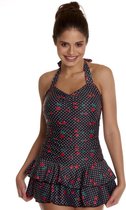 Pussy Deluxe Badpak -XS- Classic Cherry Zwart