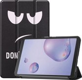 Cazy Samsung Galaxy Tab A 8.4 2020 hoesje - Smart Tri-Fold Case - Do Not Touch