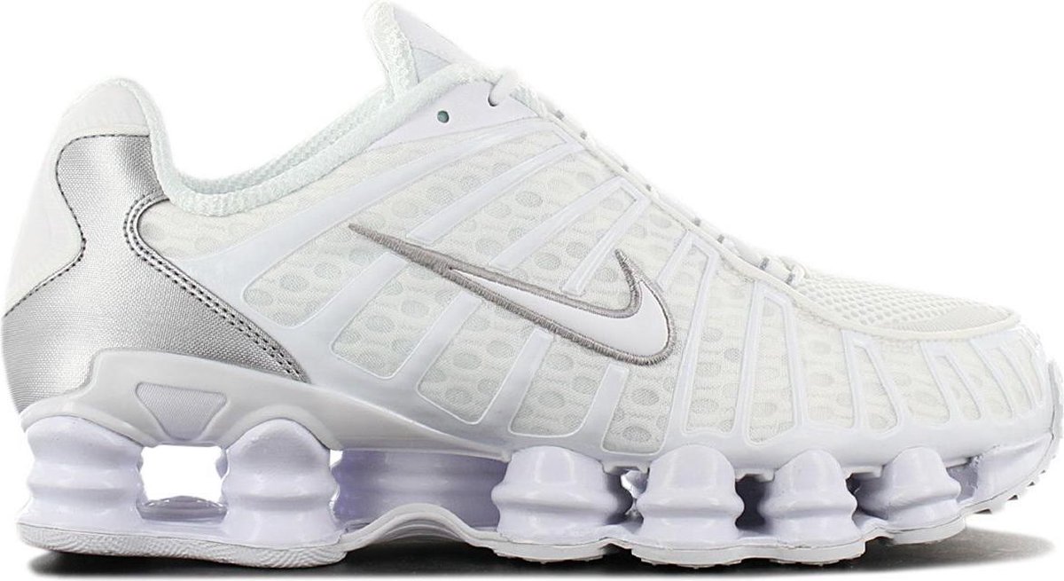 Nike Shox TL Heren Schoenen Sneakers Sportschoenen AV3595-100 Wit