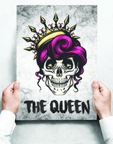 Wandbord: The Queen! - 30 x 42 cm