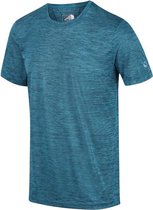 Regatta T-shirt Fingal V Graphic Active Heren Polyester Turquoise Maat S