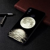 Moon Painted Pattern Soft TPU Case voor Huawei P Smart (2019)