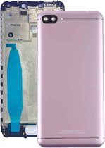 Achterklep met cameralens en zijtoetsen voor Asus Zenfone 4 Max ZC520KL X00HD (rose goud)