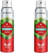 Old Spice Citron Deodorant Spray 150ml Set 2 Pieces 2019