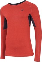 4F Men's Functional Longsleeve NOSH4-TSMLF002-62M, Mannen, Rood, Longsleeve maat: M EU