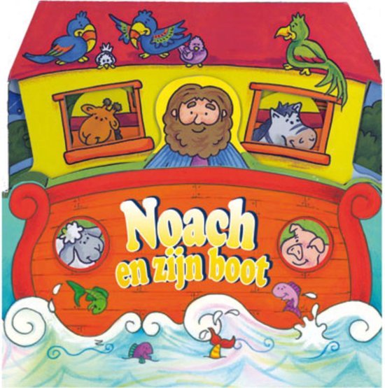 Cover van het boek 'Noach en zijn boot' van Jitschak David