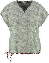 Garcia oversized loose fit blouse shirt van stevig viscose - valt ruim - Maat S