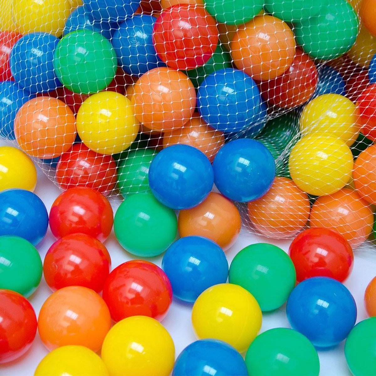 LittleTom 100 Baby Ballenbak Ballen - 6cm Ballenbad Speelballen Voor Kinderen Vanaf 0 Jaar Pastel