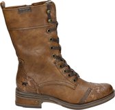 Mustang Dames veterschoenen Veterschoenen Hoog - cognac - Maat 44