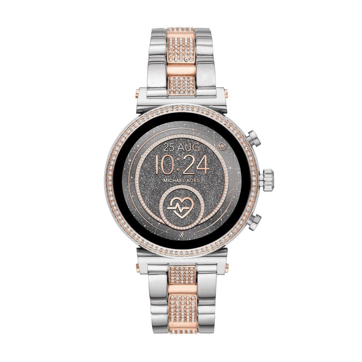 Michael Kors - Dames Horloge Smartwatch Sofie MKT5064 - Zilver | bol.com