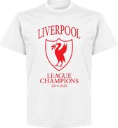 Liverpool Champions T-Shirt 2020 - Wit - 5XL