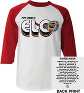 Electric Light Orchestra Raglan top -XL- 2018 Tour Logo met rug print Wit