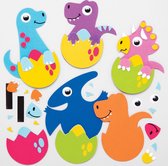Baker Ross Dinosaurus Ei Magneten (8 stuks) Knutselspullen en Knutselsets voor Kinderen
