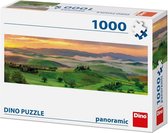 Dino Panorama Puzzle Sunset - Puzzle de 1000 pièces