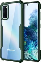 Samsung Galaxy S20 Bumper case - groen + glazen screen protector
