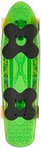 Skateboard Penny Board Volwassenen/Kinderen/Jongens/Meisjes  - Choke - Spicy Sabrina Elite Clear Green - Doorzichtig groen - 58,5 cm - 23cm