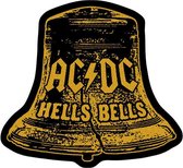 AC/DC Patch Hells Bells Cut Out Zwart/Geel