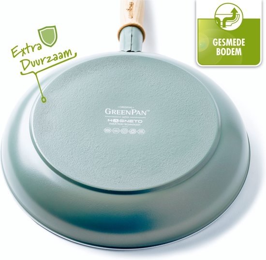 GreenPan Mayflower pannenset - 5-delig + 5 accessoires - lichtblauw - inductie - PFAS-vrij - Gratis Ecover pakket bij aankoop van €100 GreenPan - GreenPan