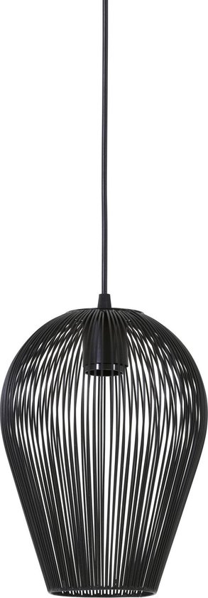 Lampe à Suspension Light & Living Abby - Zwart - Ø19 x 26cm