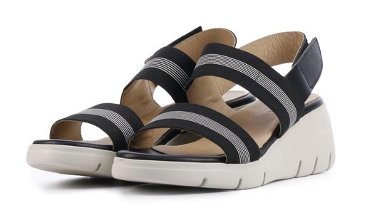 Capobella Vrouwen Sandalen - Paola - Zwart - Maat 37 | bol.com