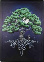 Fantasy Giftshop Canvas afbeelding Tree of Life 50 x 70 cm Multicolours