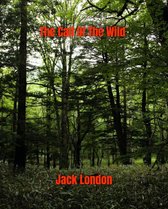 De omslag van 'The Call Of The Wild' van Jack London, met een dichte bospartij en de titel in rode letters.
