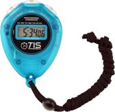 Tis Stopwatch Pro Met Nekkoord 8 X 6 Cm Blauw