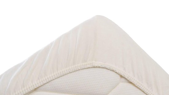 Snoozing - Flanelle - Snoozing Séparation- Hoeslaken - Lits jumeaux - 160x210 / 220 cm - Ivoire