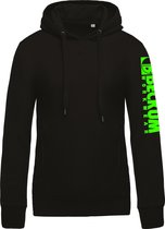 Beckum Workwear EBTR06 Hooded sweater met logo Zwart L