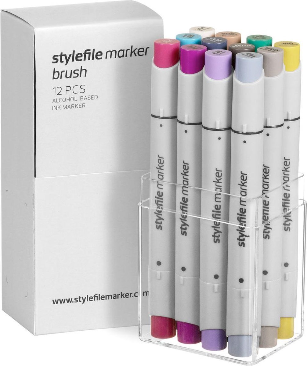 Stylefile Twin Marker Brush 12er Set multi 13 | bol.com