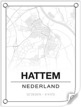 Tuinposter HATTEM (Nederland) - 60x80cm