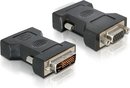 DeLOCK kabeladapters/verloopstukjes VGA 15pin F > DVI 24+5 M