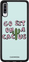 Samsung A70 hoesje - Go sit on a cactus | Samsung Galaxy A70 case | Hardcase backcover zwart