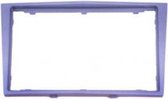 2-DIN frame ECO OpelRenault Trafic 01>glans zilve