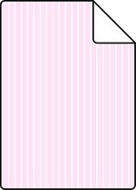 Proefstaal ESTAhome behang strepen roze - 136442 - 26,5 x 21 cm