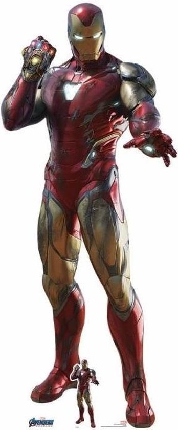 AVENGERS - Découpe de taille réelle - Iron Man Infinity Gauntlet - 191cm |  bol.com