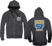 Ghost in the Shell - Section 9 Zipped Men Hoodie - Anthracite - S