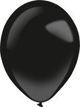 Amscan Ballonnen 35 Cm Latex Zwart 50 Stuks