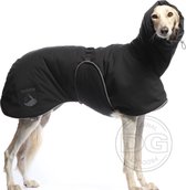 DG Soft Shell® Warme hondenjas Zwart - Maat 22 (15-30kg) DGL2