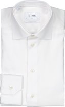 Eton Overhemd Wit Getailleerd - Maat EU43 - Mannen - Never out of stock Collectie - Katoen