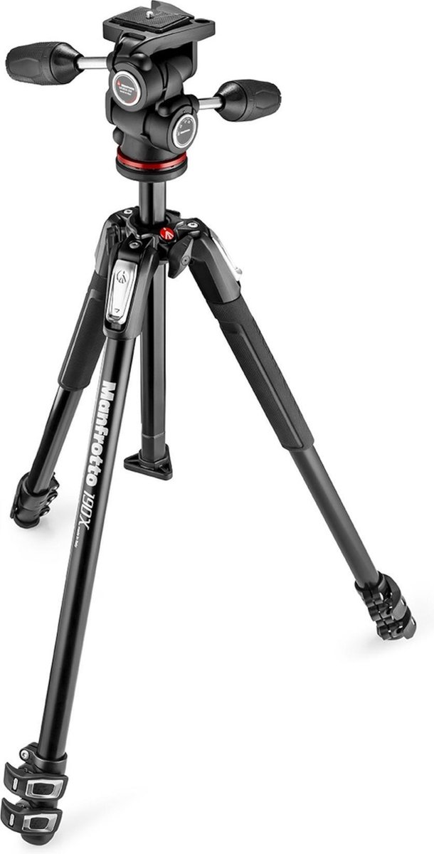 Manfrotto 190x Alu Tripod W 804 MK II | Tripods | Fotografie - Statieven | MK190X3-3W