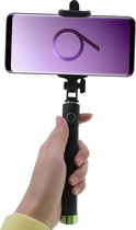 Shop4 - Samsung Galaxy S9 Plus Selfie Stick Bluetooth Groen