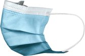 Medisch Mondmaskers - Mondkapjes met elastiek – wegwerp – 50 stuks - Wit/Blauw/Groen
