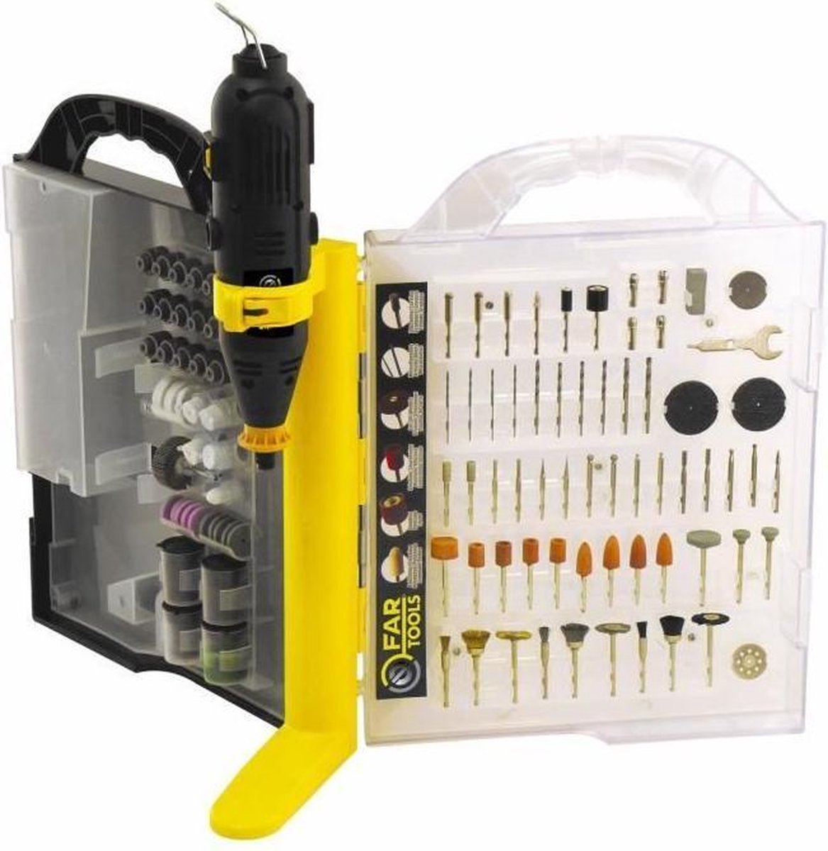 FARTOOLS DC 130 Minimolen - 130 W - aandrijving met variabele snelheid - rotatiesnelheid - 8000-30000 tpm