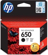 HP 650 - Inktcartrige - Zwart