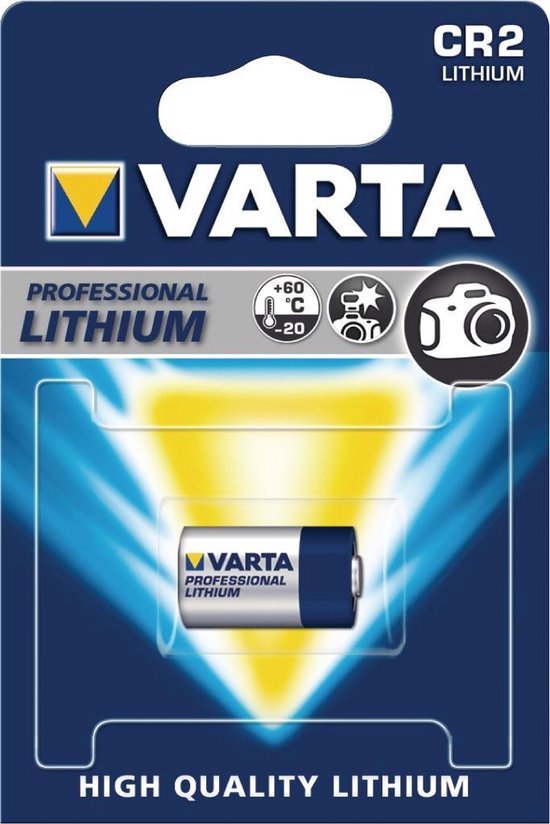 Varta CR2 Lithium Cylindrical batterij / 1 stuk - Varta