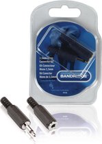 Bandridge - Kit de connecteur audio Bandridge BPP300 3,5 mm noir - Garantie de remboursement de 30 jours